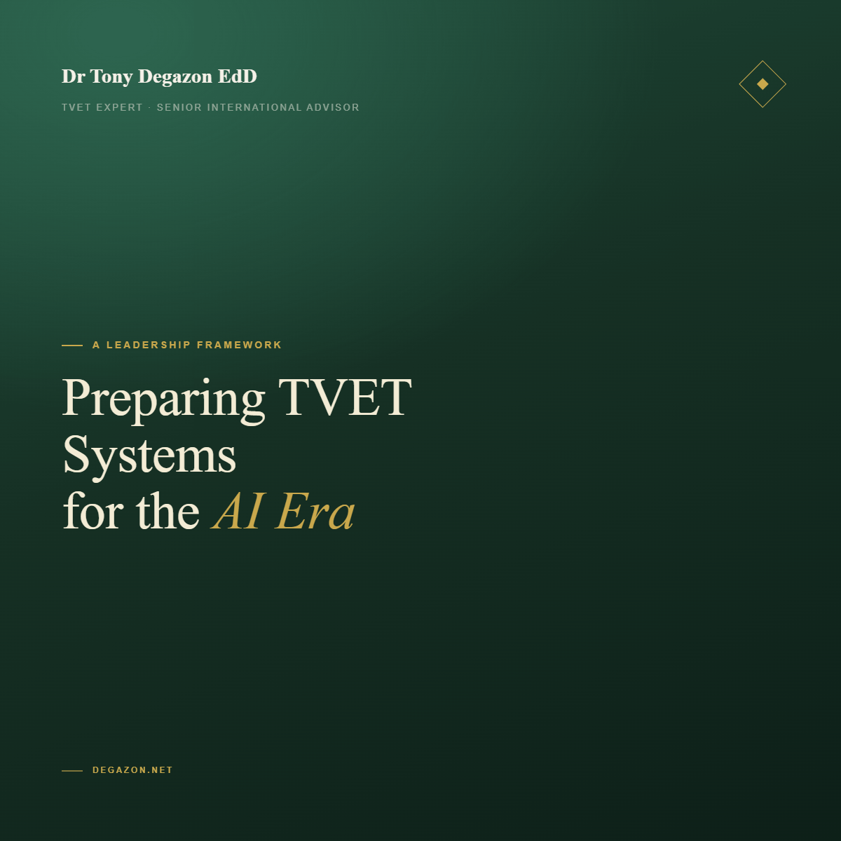 Preparing TVET Systems for the AI Era